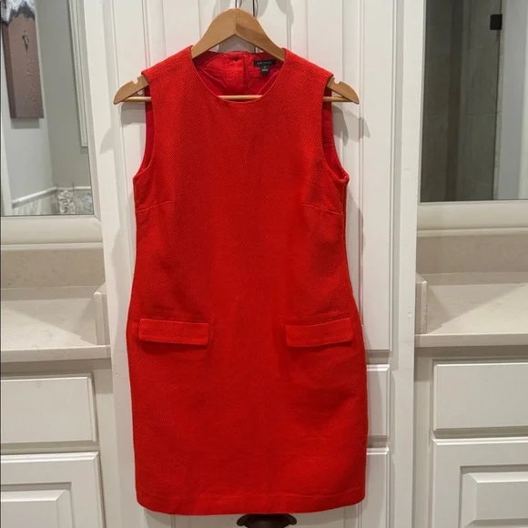 Ann Taylor Flap Pocket Shift Dress - Picture 2 of 9